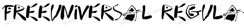 FreeUniversal Regula字体转换